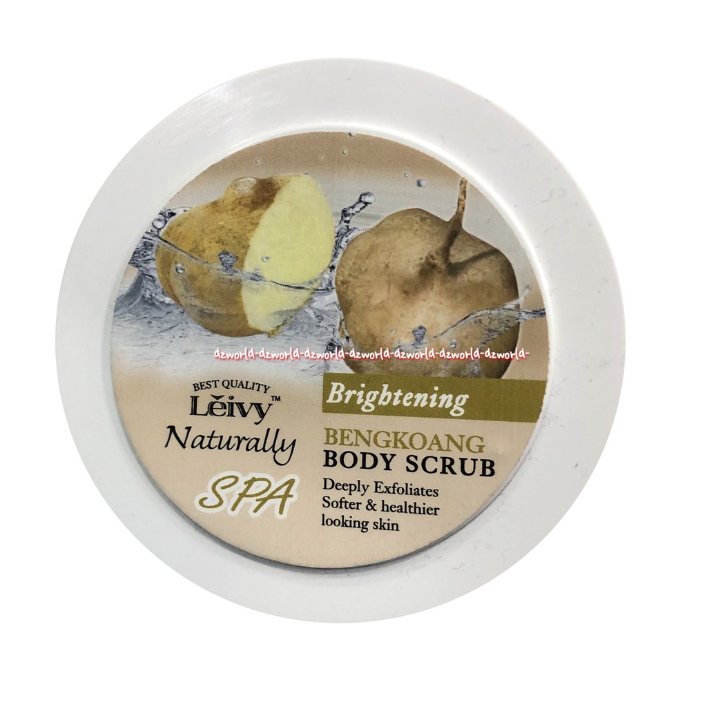 Leivy Natural Spa Brightening Bengkoang Body Scrub 250ml