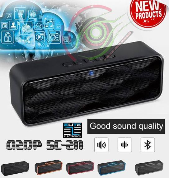 Jangan Ketinggalan order..  Speaker ELITE A2DP Gen2 Dual Mega Bass Wireless Bluetooth SC-211