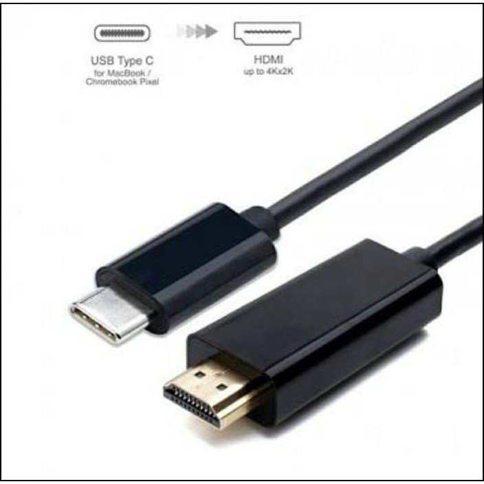 KABEL USB TYPE C TO HDMI-HP DAN LAPTOP KE TV LED LCD- PROJECTOR