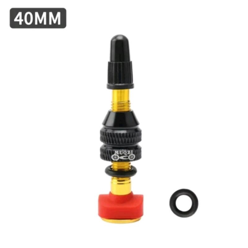 Pentil Sepeda Tubeless Presta Pentil Kecil Panjang 40mm Bicycle French Tubeless Tire Valve Pentil Kecil Sepeda Gold