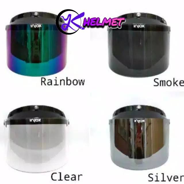 KACA DATAR HELM CARGLOSS RETRO // KACA  FLAT HELM BOGO