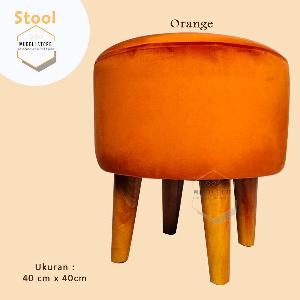 Jual Stool Kursi Sofa Puff Bulat Stool Murah Ukuran X Cm