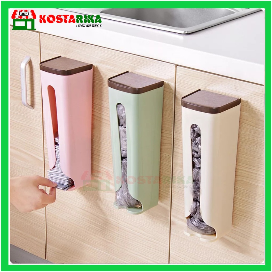 Tempat Kresek Dispenser Kantong Plastik Penyimpanan Kantong Plastik Rapi Plastic Storage Box Organizer