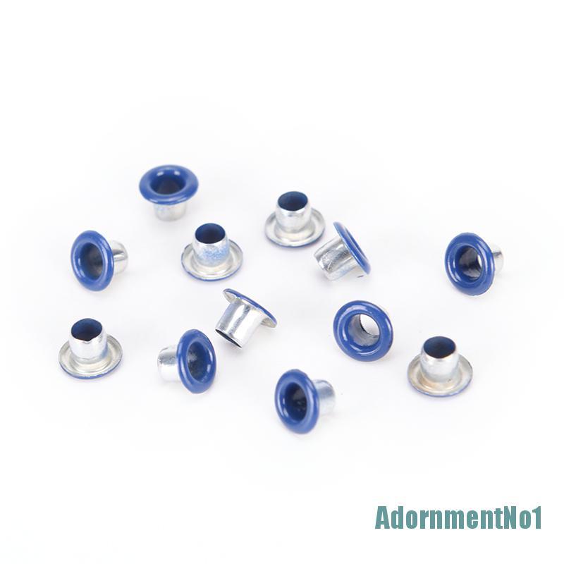 [AdornmentNo1]100pcs 3mm Scrapbook Eyelet Random Mixed Color Metal eyelets For DIY clothes New