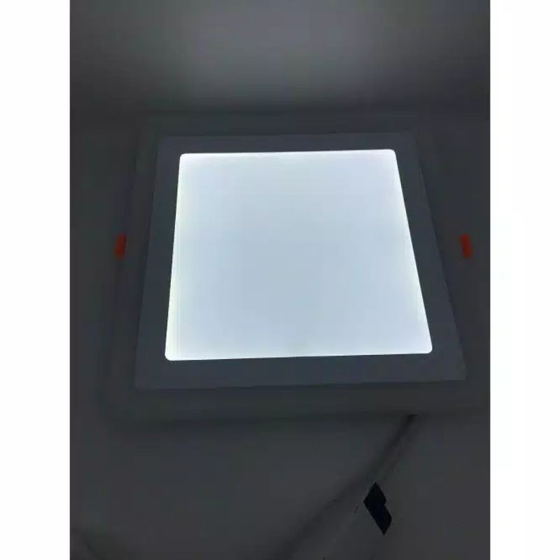 LAMPU LED PANEL SEGI 12W PUTIH+4W KUNING