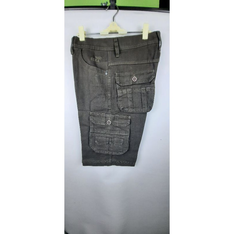 Celana Pendek Kargo Pria Gunung PDL Army Doreng Motif Mma Casual Original Ceka Size 27 Sampai 38