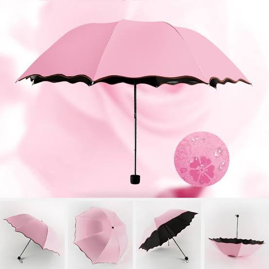 PAYUNG LIPAT AJAIB KELUAR MOTIF BILA KENA AIR 3D MAGIC UMBRELLA HUJAN (FREE SARUNG)