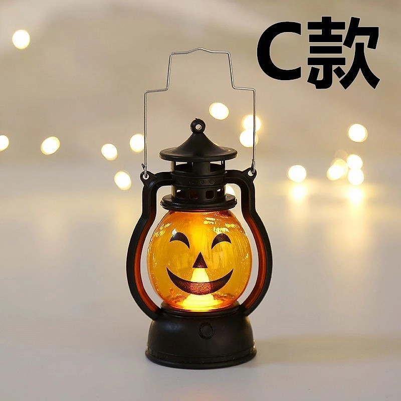 Lentera Halloween Lampu Jack O Lantern Labu Pumpkin Dekorasi Hallowen