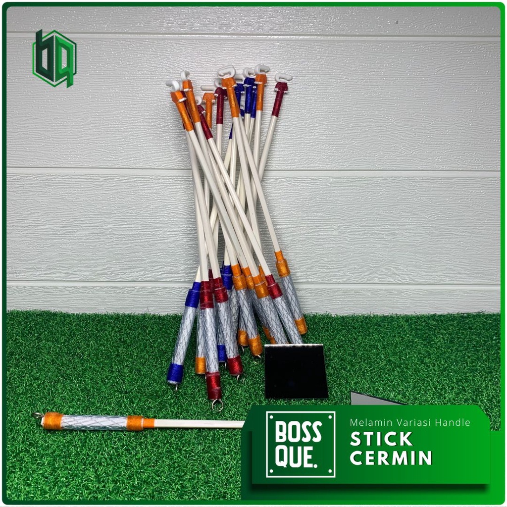 Stick Kaca Cermin Melamin Variasi Handle Jantur Mental Stick Ikan Chana Ikan Cupang Ngedok