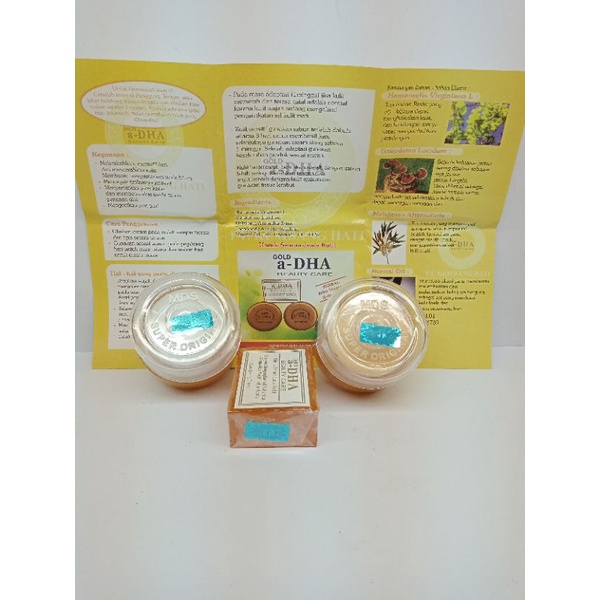 CREAM A DHA GOLD MDS / Paket Cream A Dha Gold Original