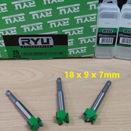 MATA BOR FORSTNER RYU 18 X 9 X 7 MM/Forstner Bit Set mata bor engsel sendok auger bit