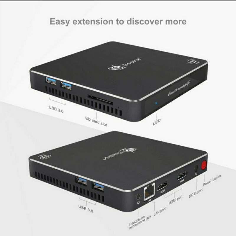 MiniPC Beelink T34 8GB RAM 128GB SSD Windows 10 4K Dual HDMI