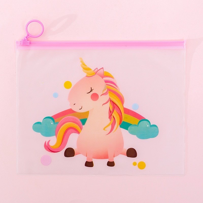 kotak pensil unicorn pink panther lucu-Unicorn case BARU