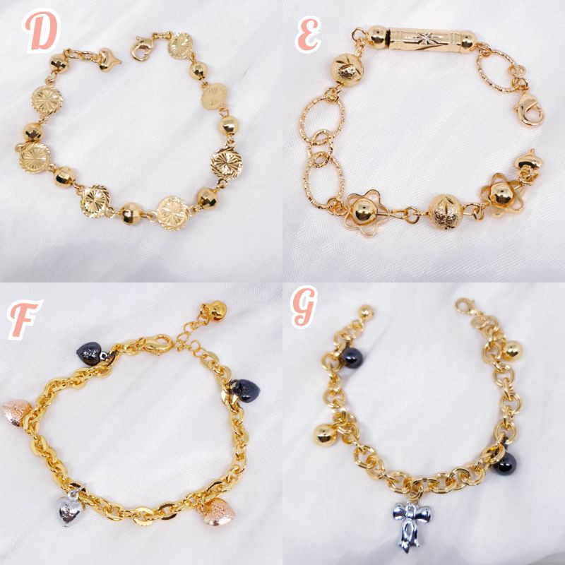 Gelang tangan rantai  GL-88 lapis mas