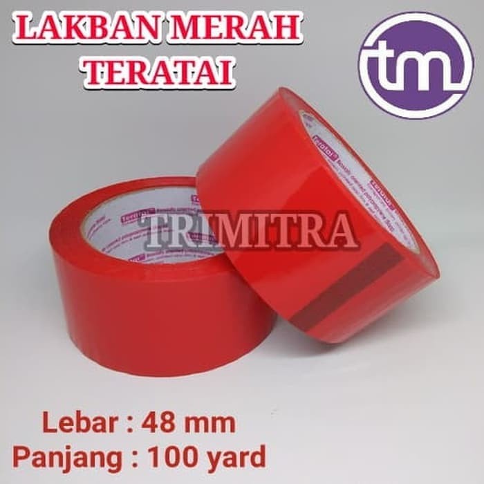 

ISOLASI PLASTIK WARNA MERAH TERATAI
