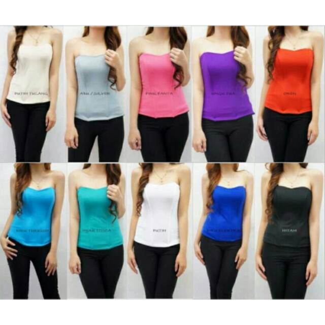 Baju wanita bustier kamisol dalaman kebaya wanita