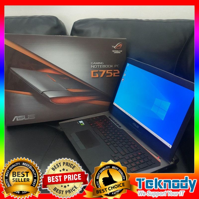 Jual Laptop Gaming Asus Rog G752vsk I7 7700 Gtx1070 4k G Sync Display Shopee Indonesia