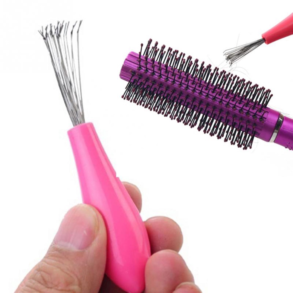 Convenient Mini Comb Hair Brush Cleaner Embedded Tool