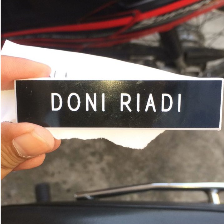 Murah Name tag Papan Nama Ukir  PENITI PAKU MAGNET PNS Bhayangkari Tni Polri PREMIUM