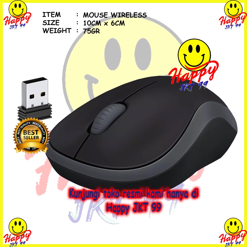 [ HAPPY JKT 99 ] MOUSE WIRELESS HIGH QUALITY