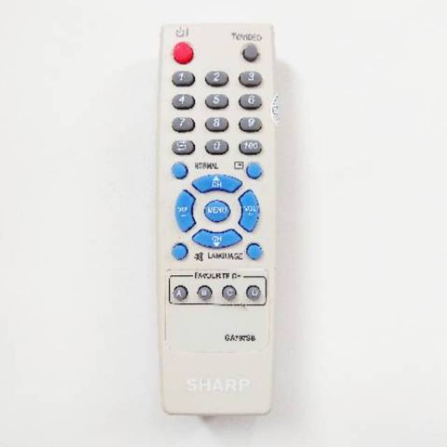 REMOT/REMOTE TV TABUNG/SLIM/FLAT SHARP ALEXANDER GA797SB