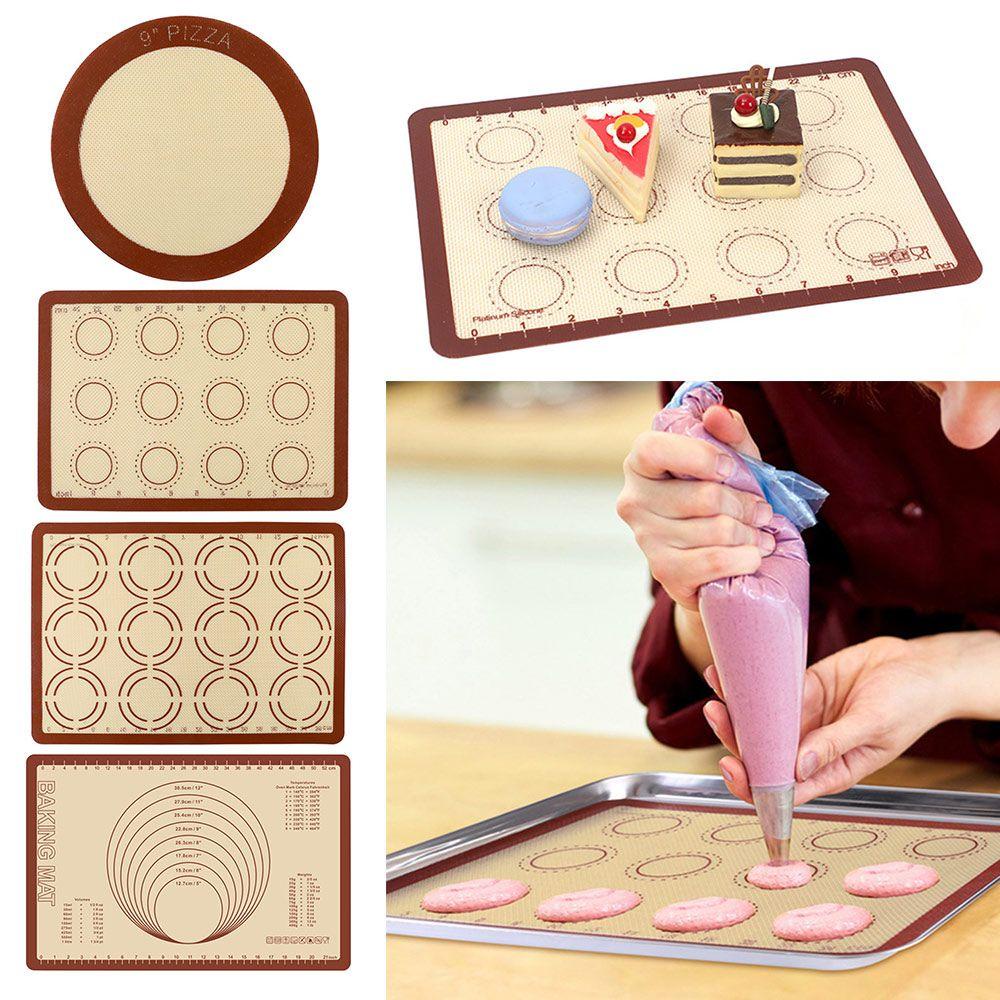 Preva Silicone Baking Mat Large Cookie Kit Oven Liner Fondant Mat Pembuatan Kue Kering Anti Lengket