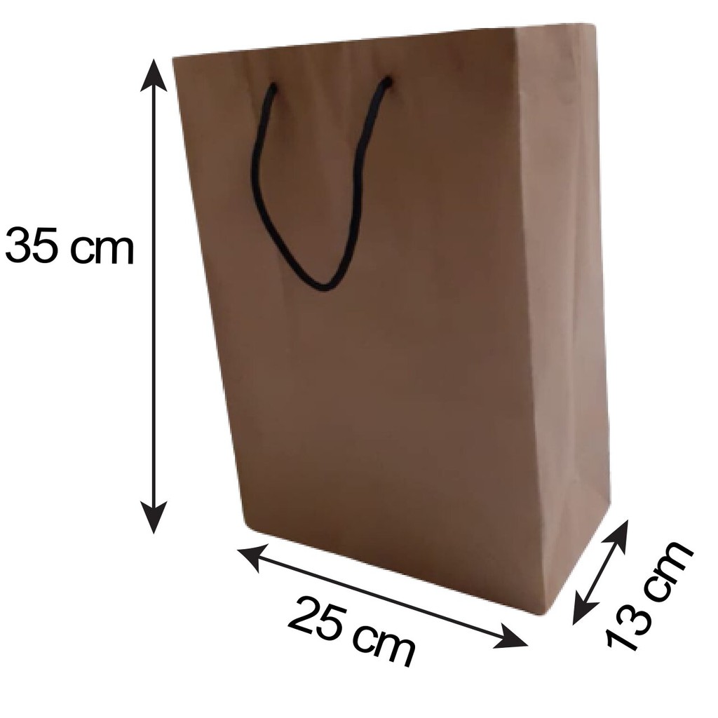 

Paper Bag 25 x 35 x 13 dengan pegangan tali / hole