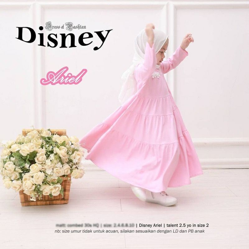 GAMIS ANAK PEREMPUAN DISNEY KIDS 5-11TAHUN