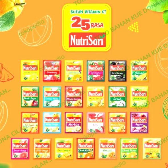 

NutriSari Aneka Rasa 11gr x 10Pcs (1 Renceng) Minuman Nutri sari