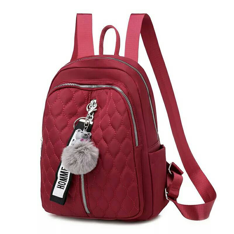 Gtf - Tas Ransel Wanita New Arrival Tas Multifungsi Wanita tas Ransel Wanita Backpack Stylish Nilon Glossy Handmade Bandung - Tas Ransel Anak Mujrah