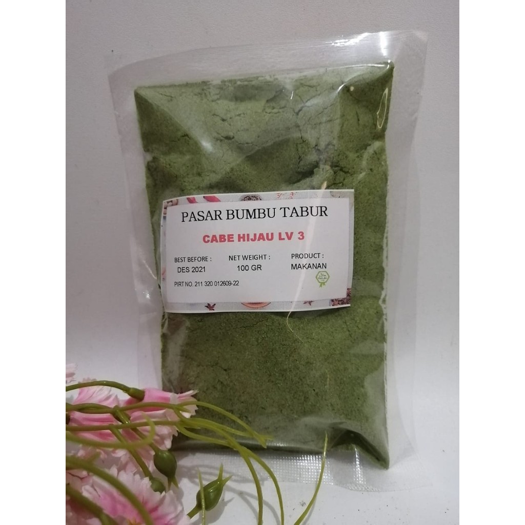 

CABE HIJAU (LEVEL 3) 100 GR BUBUK TABUR