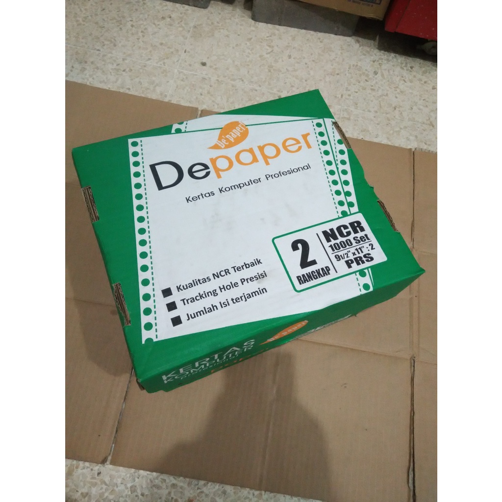 

Kertas Continuous Form Depaper 2ply 9.5 x 11 inchi PRS