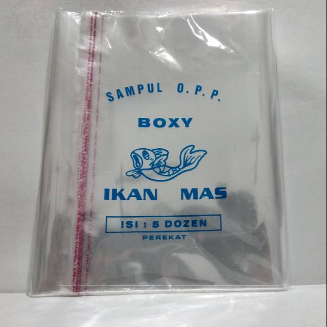 

Sampul plastik boxy / big boss ikan mas biru isi 60