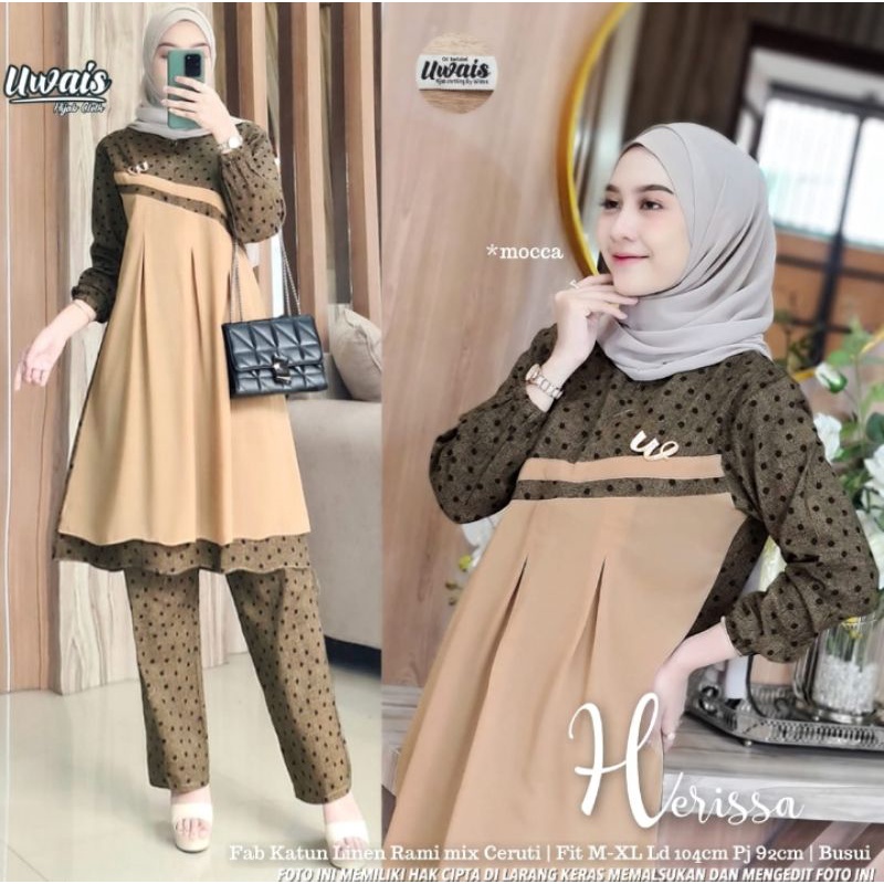 Herissa Set By Uwais hijab clothing