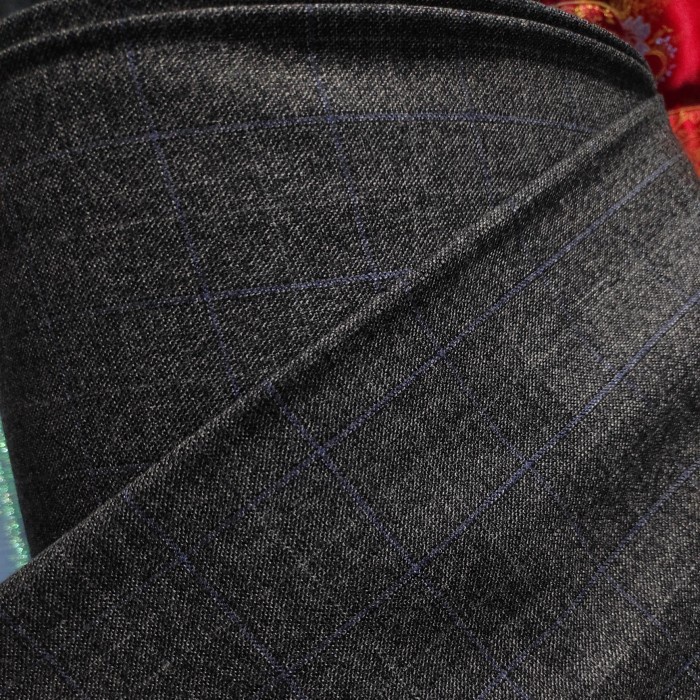 jaket wanita Kain Blazer/Celana Semi Wool Motif Kotak _ Bahan Semi Wool Motif Kotak - No.10 terlaris