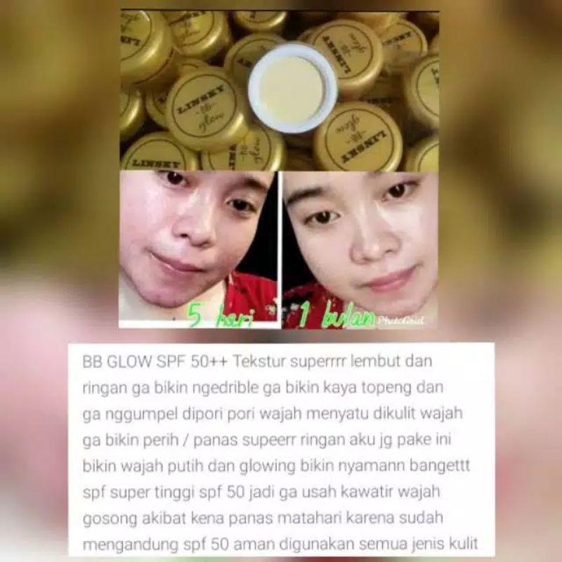 BB CREAM LINSKY BB GLOW BBGLOW ORI 1000%