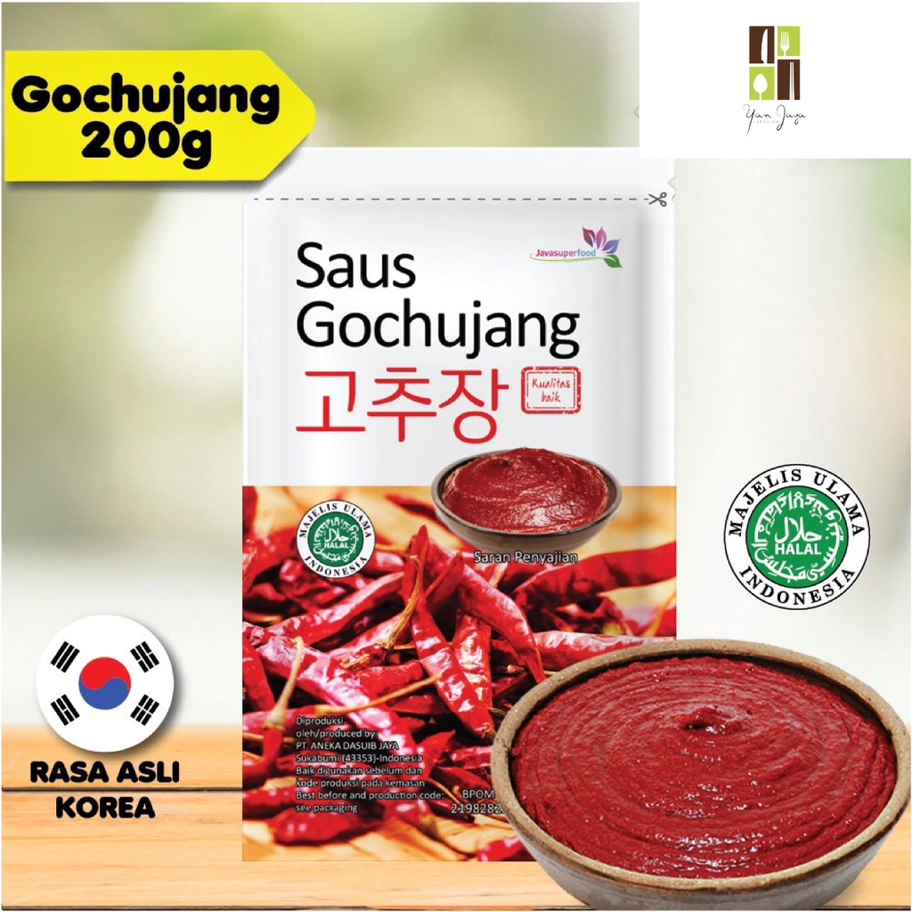 SAUS GOCHUJANG 200 GRAM RASA ASLI KOREA SAUS SAMBAL PASTA/CHILI PASTE [HALAL]