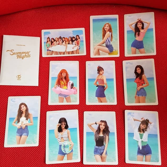 OFFICIAL PHOTOCARD PHOTO CARD TWICE FOTO MERCHANDISE KPOP JYP FOTO