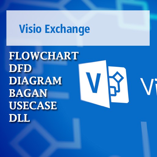 JASA VISIO FLOWCHART DFD USECASE DIAGRAM ALIR BAGAN STRUKTUR ORGANISASI SKEMA JARINGAN DLL