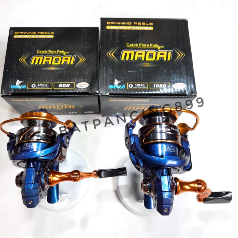Reel Indigo Madai 800 1000 sd 6000 power Handle