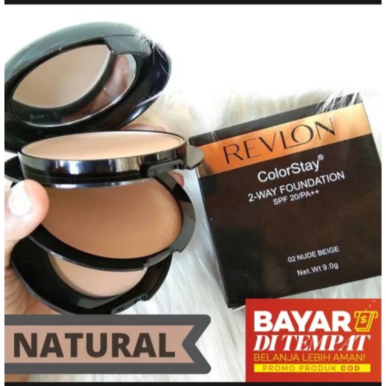 Bedak Padat + Foundesion REVLON 2 in 1
