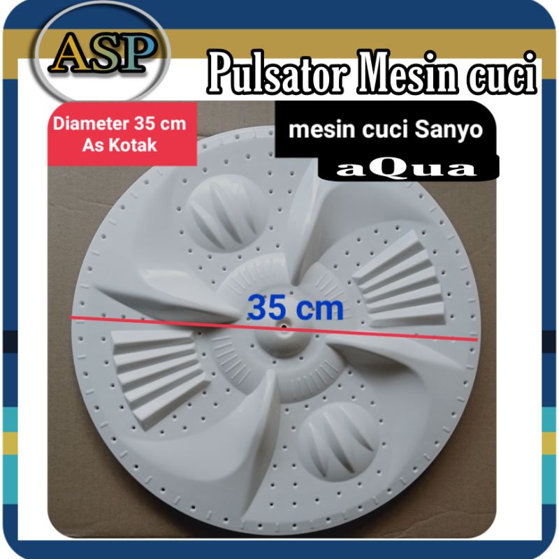 Pulsator Mesin cuci Aqua Sanyo