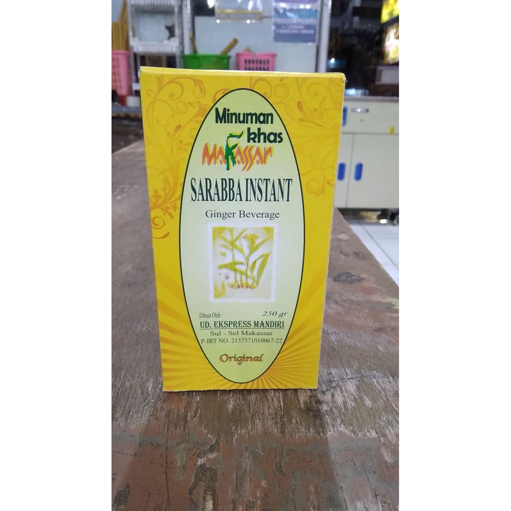 

SARABBA INSTAN / GINGER BEVERAGE MINUMAN KHAS MAKASSAR