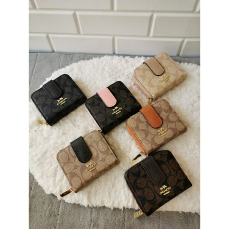 DOMPET MINI LIPAT COACH SIGNATURE