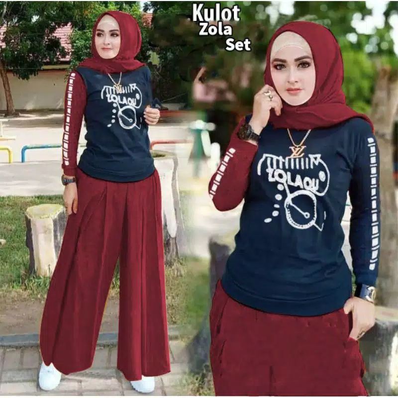 XOS - SET NAOMI / SETELAN HITS / SETELAN TERBARU / FASHION WANITA MUSLIM / COD✅ (Good Quality)