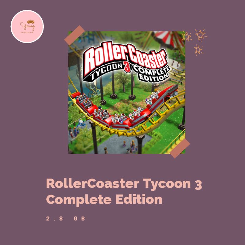 RollerCoaster Tycoon 3 Complete Edition Nintendo Switch Roller Coaster