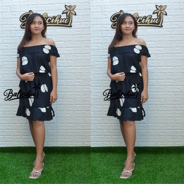 Balicihui Dress Dinda Dress Casual Dress Wanita Remaja Dress Santai