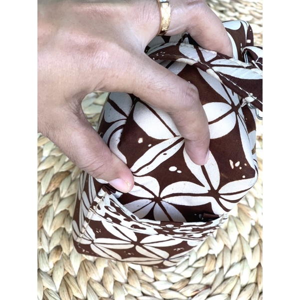 Hand bag tissue batik (motif batik di kirim random/acak)