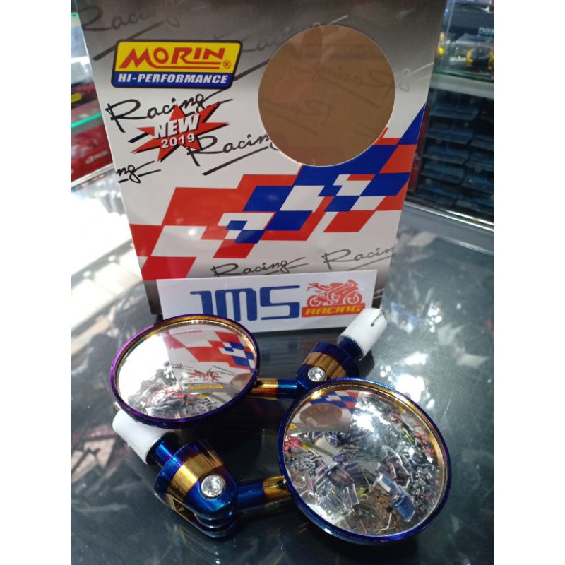 kaca spion jalu stang bulat 2 tone tutone morin universal w175 vespa byson vixion aerok nmax beat cb