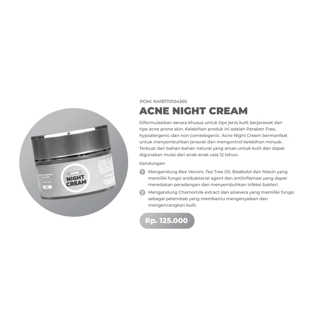 Bening Skincare Dr Oky Pratama Paket Acne Terbaik (Free Gift) Benings Skincare - Benings Clinic Paket Jerawat-Night Mother Edition